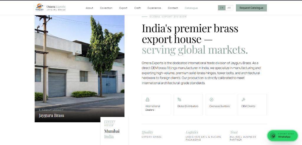 Omera Exports Export Section