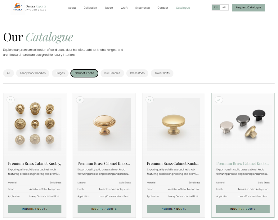 Omera Exports Catalogue